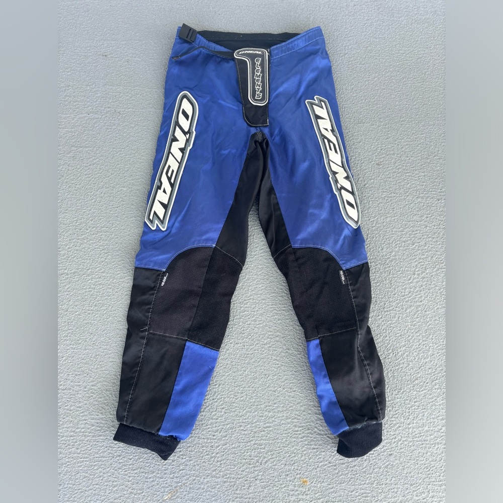 ONeal Racing Pants Mens 28 Blue Lined Motocross Element Motorcycle ATV 26x30